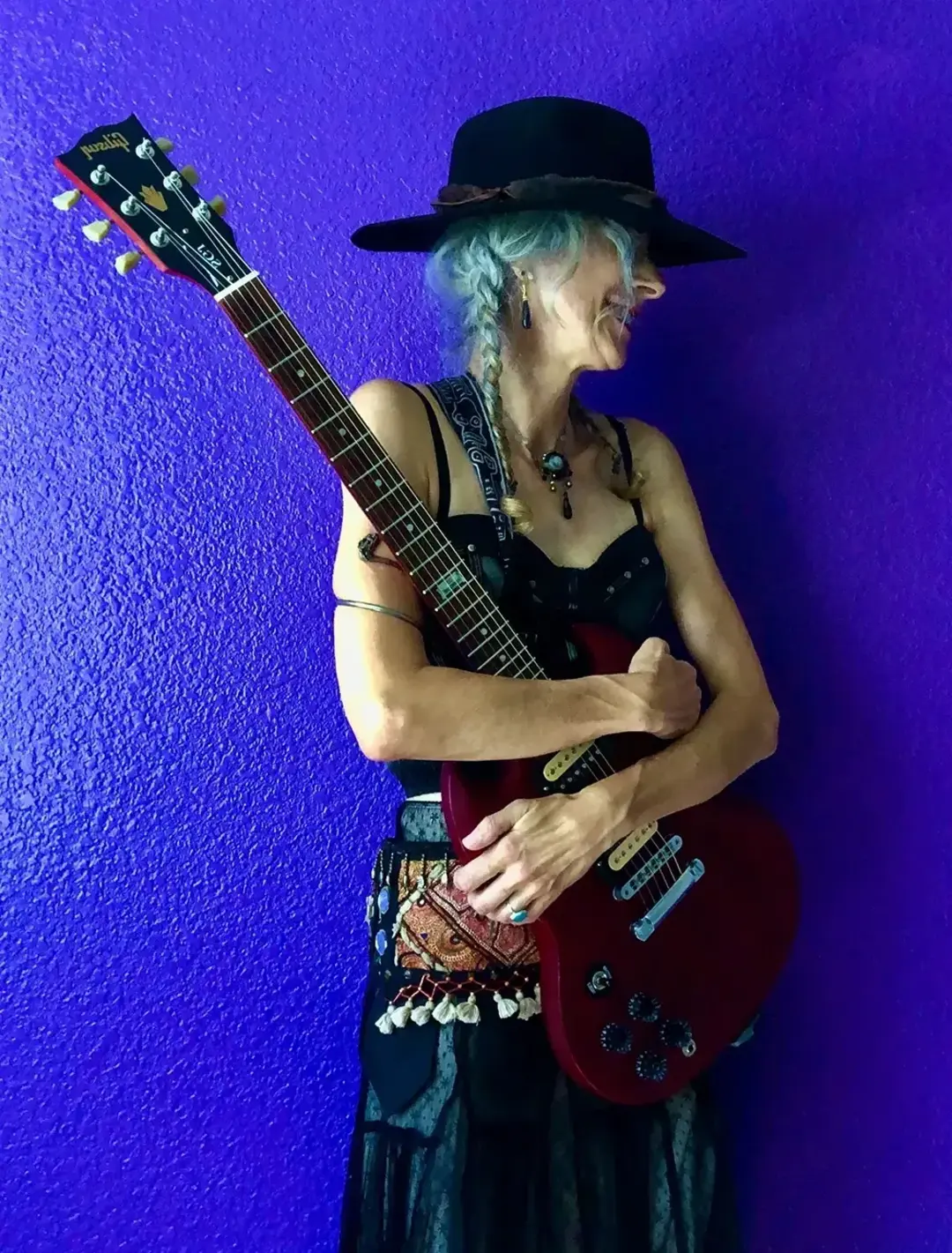 purple wall